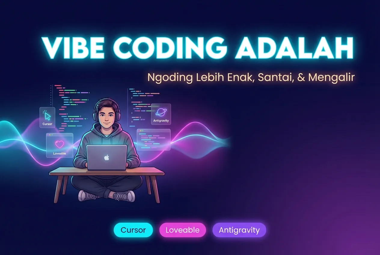 Apa Itu Vibe Coding? Panduan Lengkap & Tools AI Terbaik (Cursor, Lovable, Antigravity)