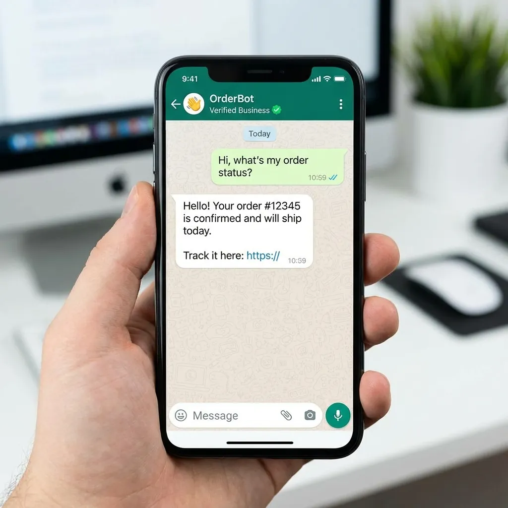 Contoh Chatbot WhatsApp Otomatis